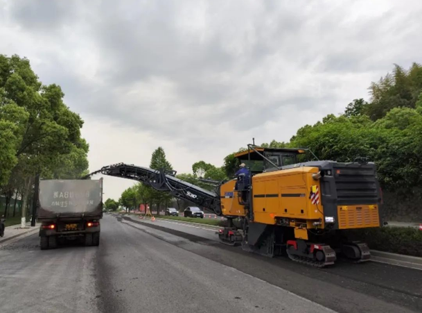 “舊貌換新顏，喜迎亞運會”—— 徠卡3D銑刨應用于舊路改造